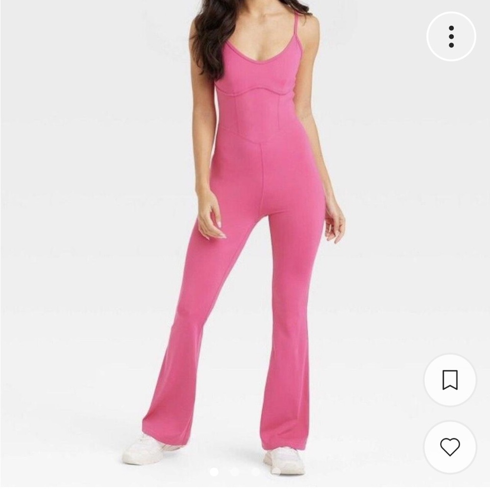 Target joylab flare jumpsuit PINK